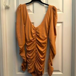 oh Polly mini dressll gold colored